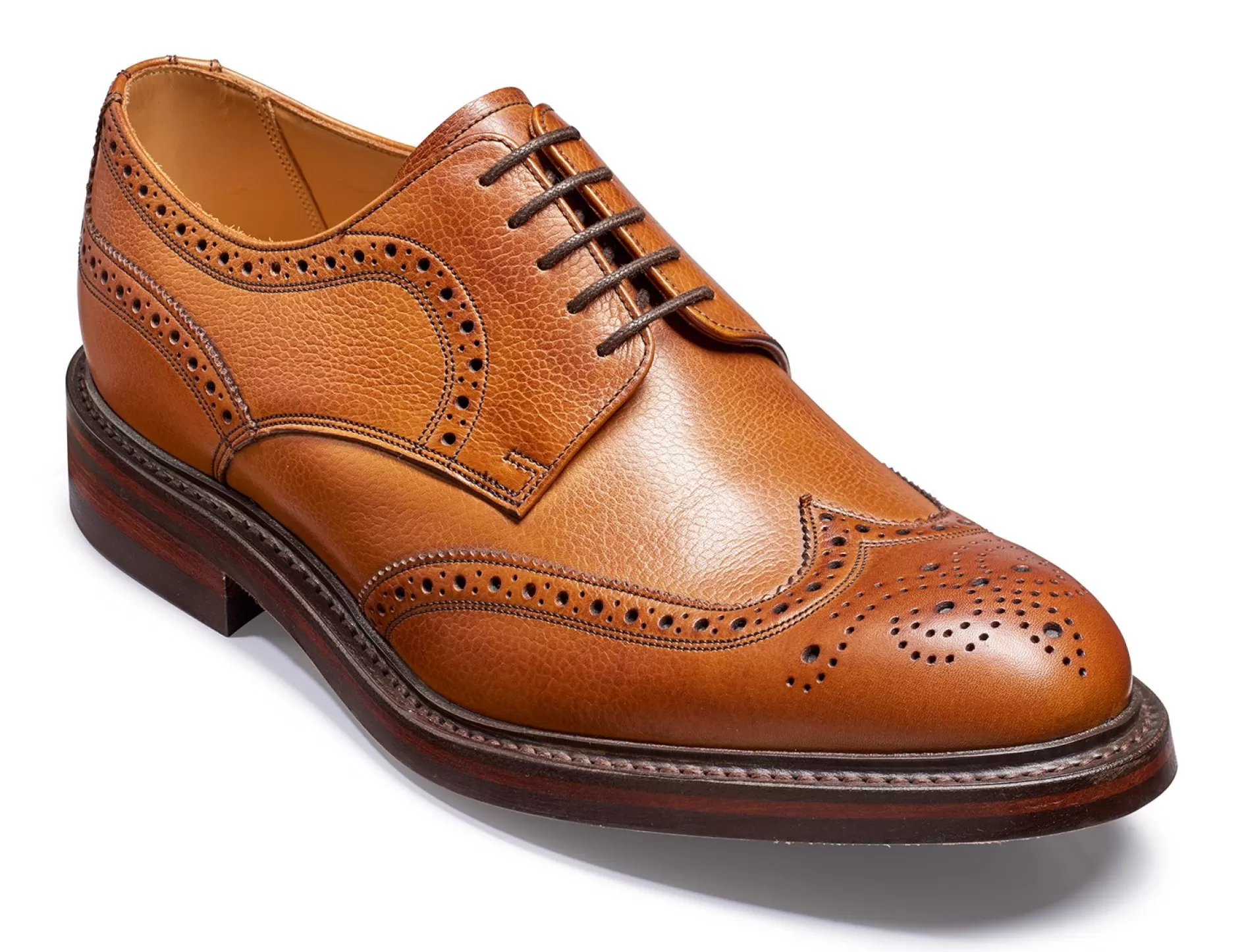 Men's Kelmarsh Leather Brogue Shoes 4250/27>Barker Discount