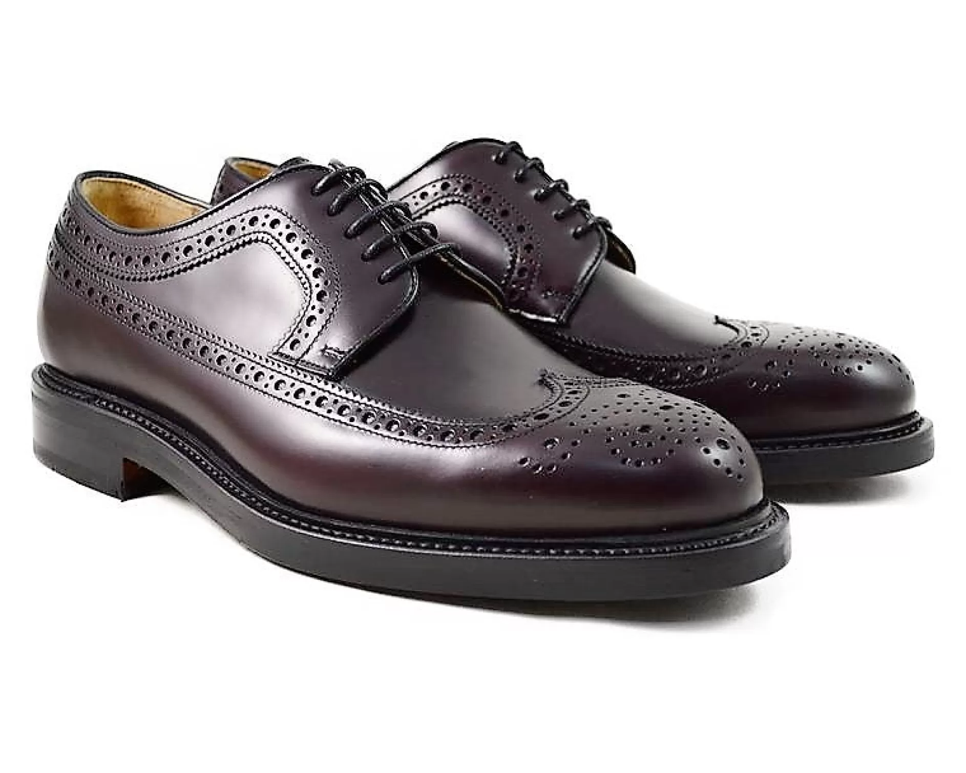 Men's Derby Brogue Leather Lace-Up Shoes 3681/K1>Berwick Hot