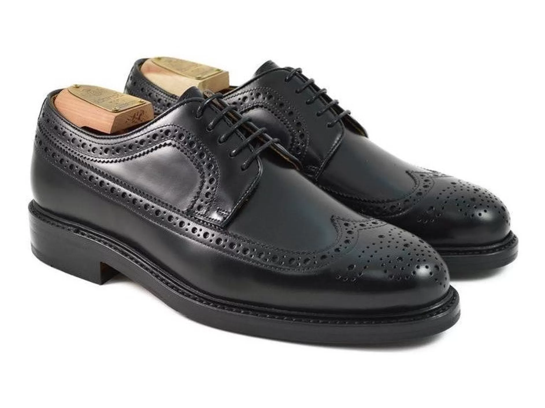 Men's Derby Brogue Leather Lace-Up Shoes 3681/K2>Berwick Best Sale