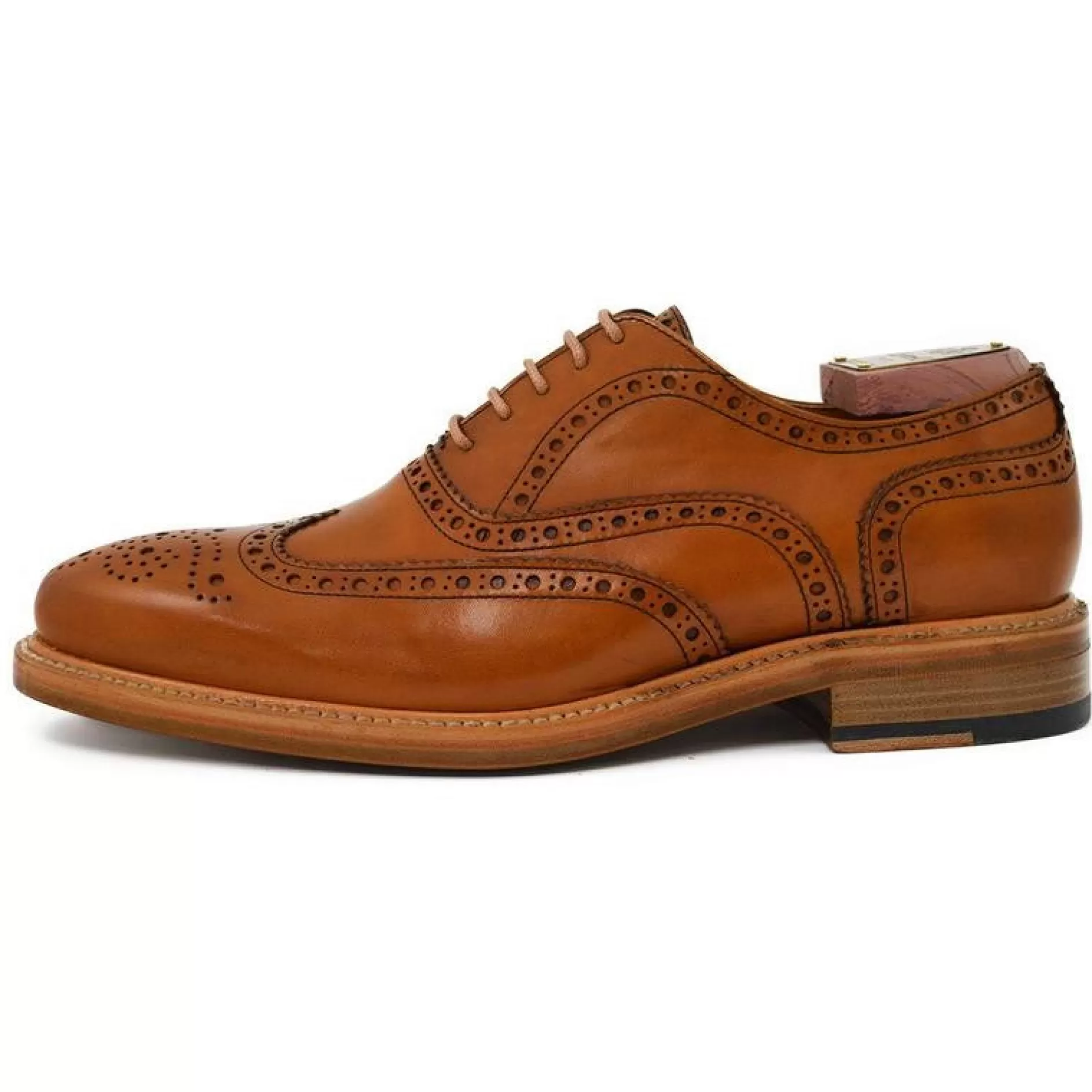 Men's Oxford Leather Brogue Shoes 2817/K1>Berwick Discount