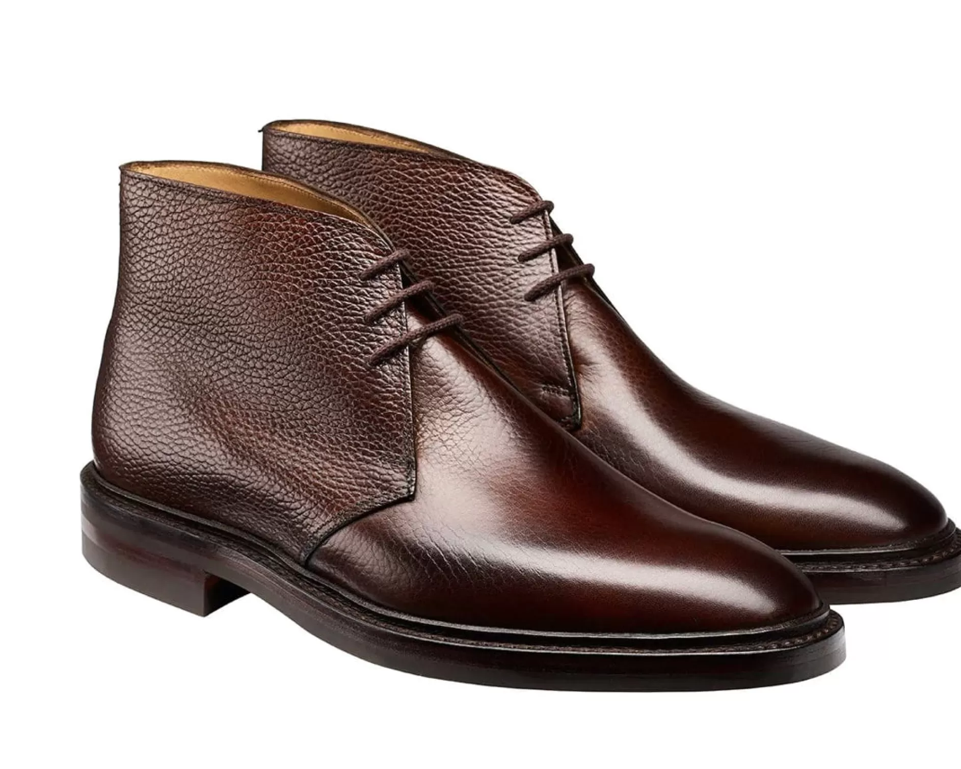 Men's Brecon Leather Lace-Up Boots>Crockett & Jones Fashion