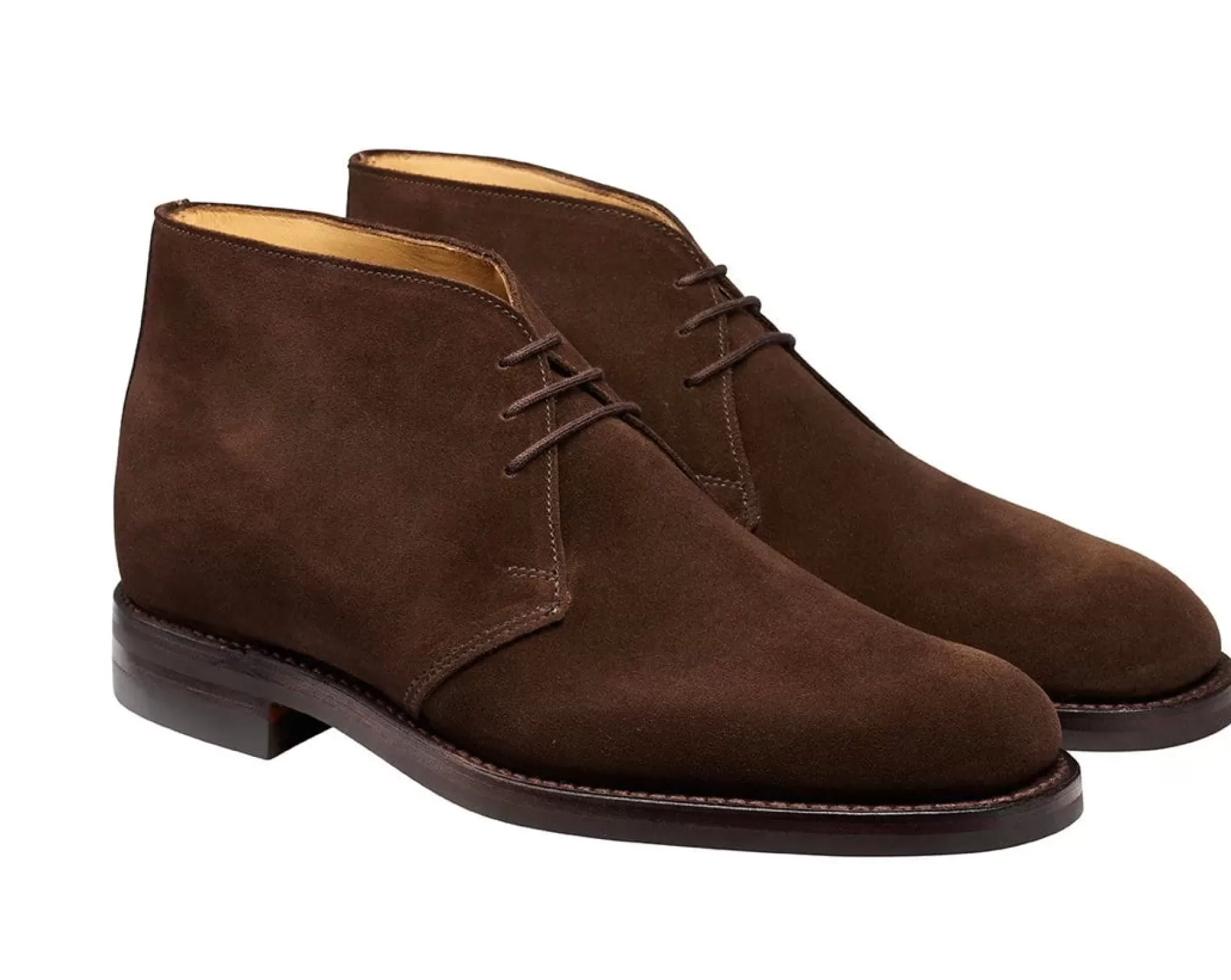 Men's Chiltern Suede Lace-Up Boots>Crockett & Jones Discount