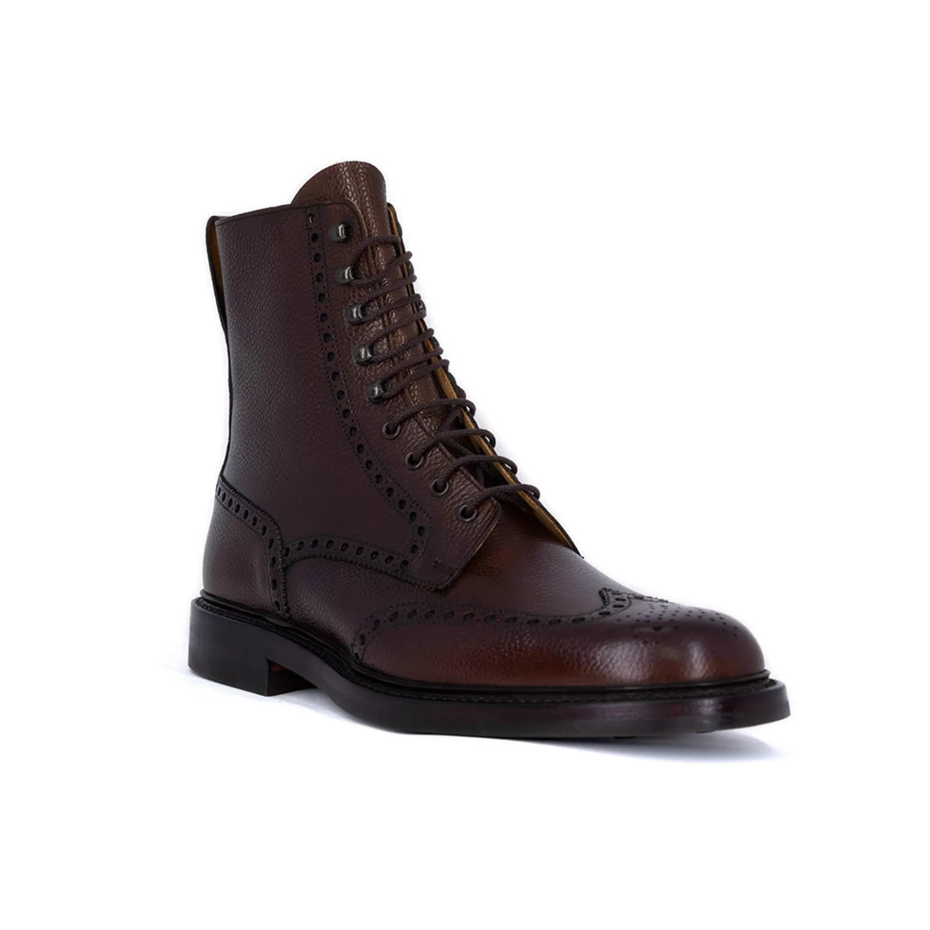 Men's Islay Leather Lace-Up Boots 25666A/G02D2>Crockett & Jones Discount