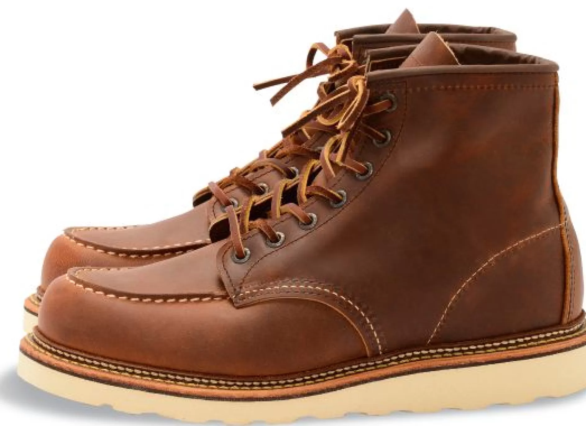 Men's Classic Moc Leather Lace-Up Boots 1907>Red Wing Discount