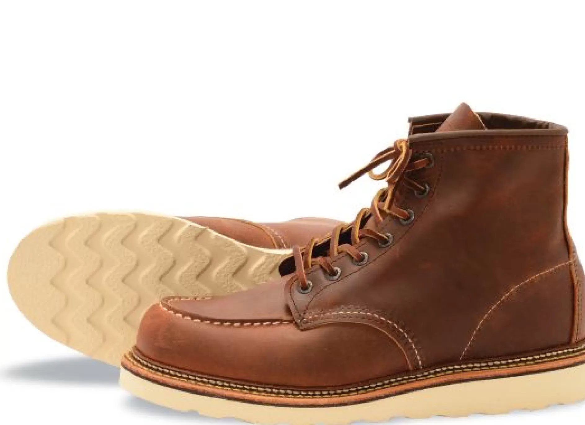 Men's Classic Moc Leather Lace-Up Boots 1907>Red Wing Discount