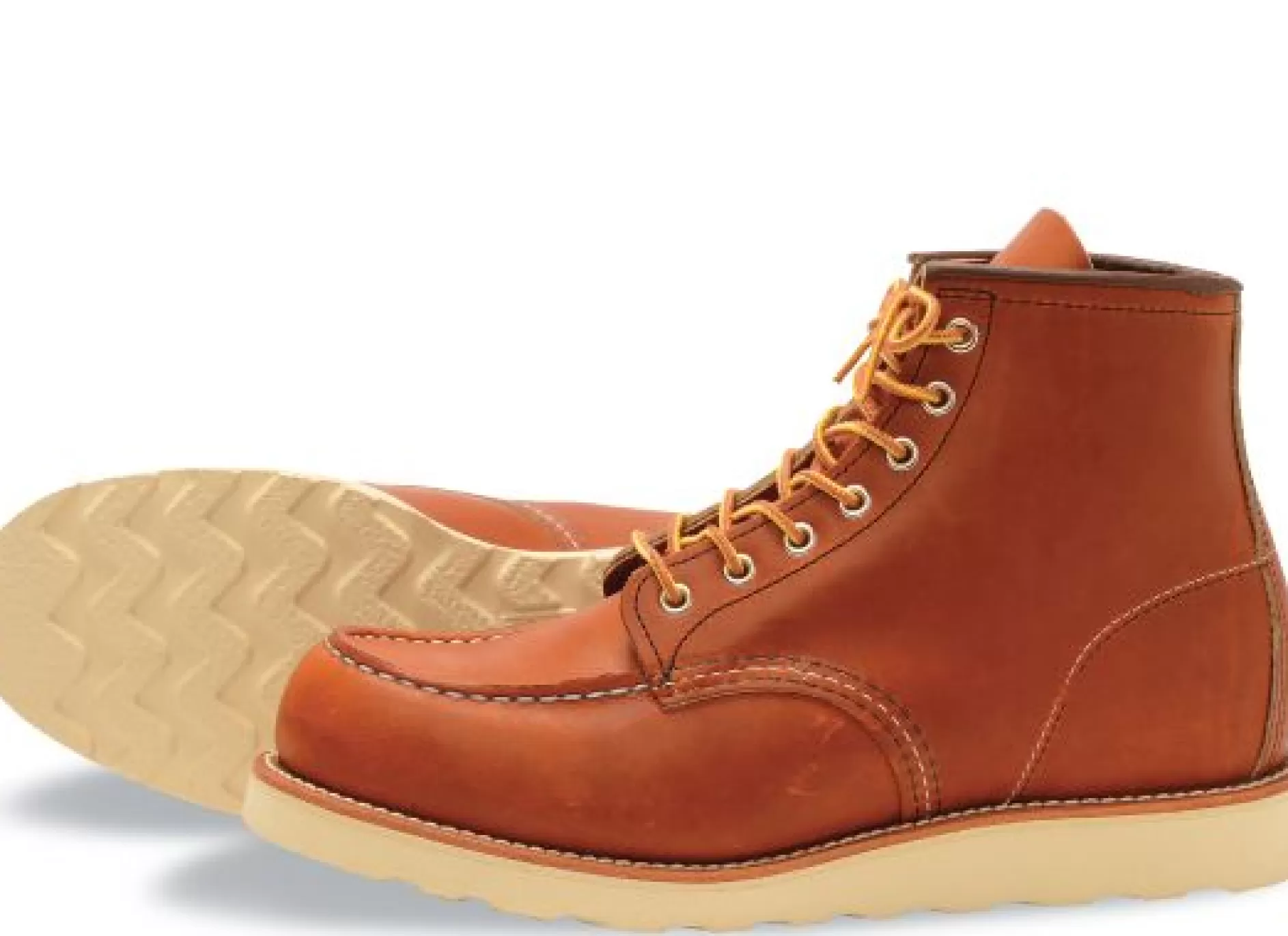 Men's Classic Moc Leather Lace-Up Boots 875>Red Wing Discount