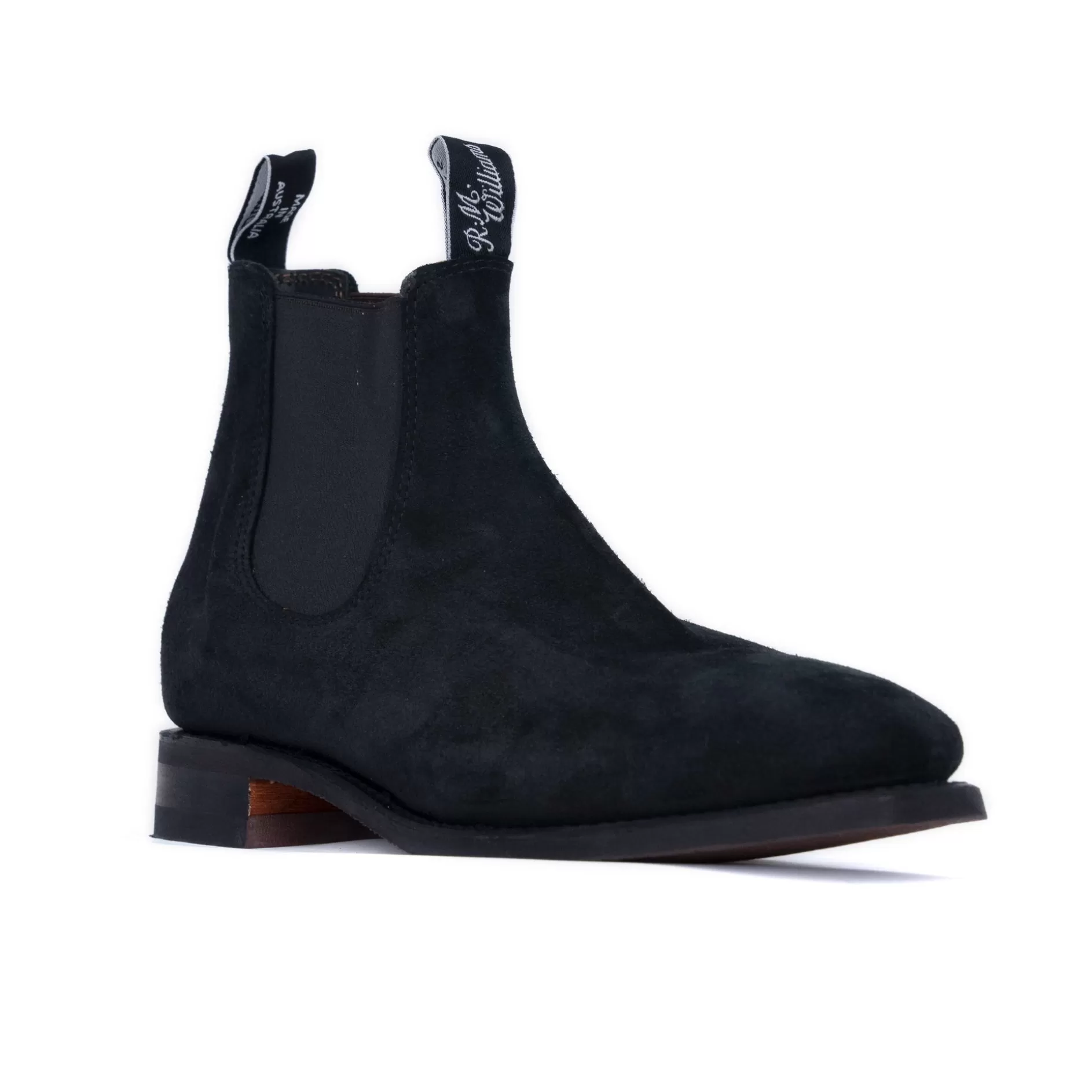 Men's Comfort Craftsman Suede Slip-On Boots B543S/02>R.M. Williams Sale