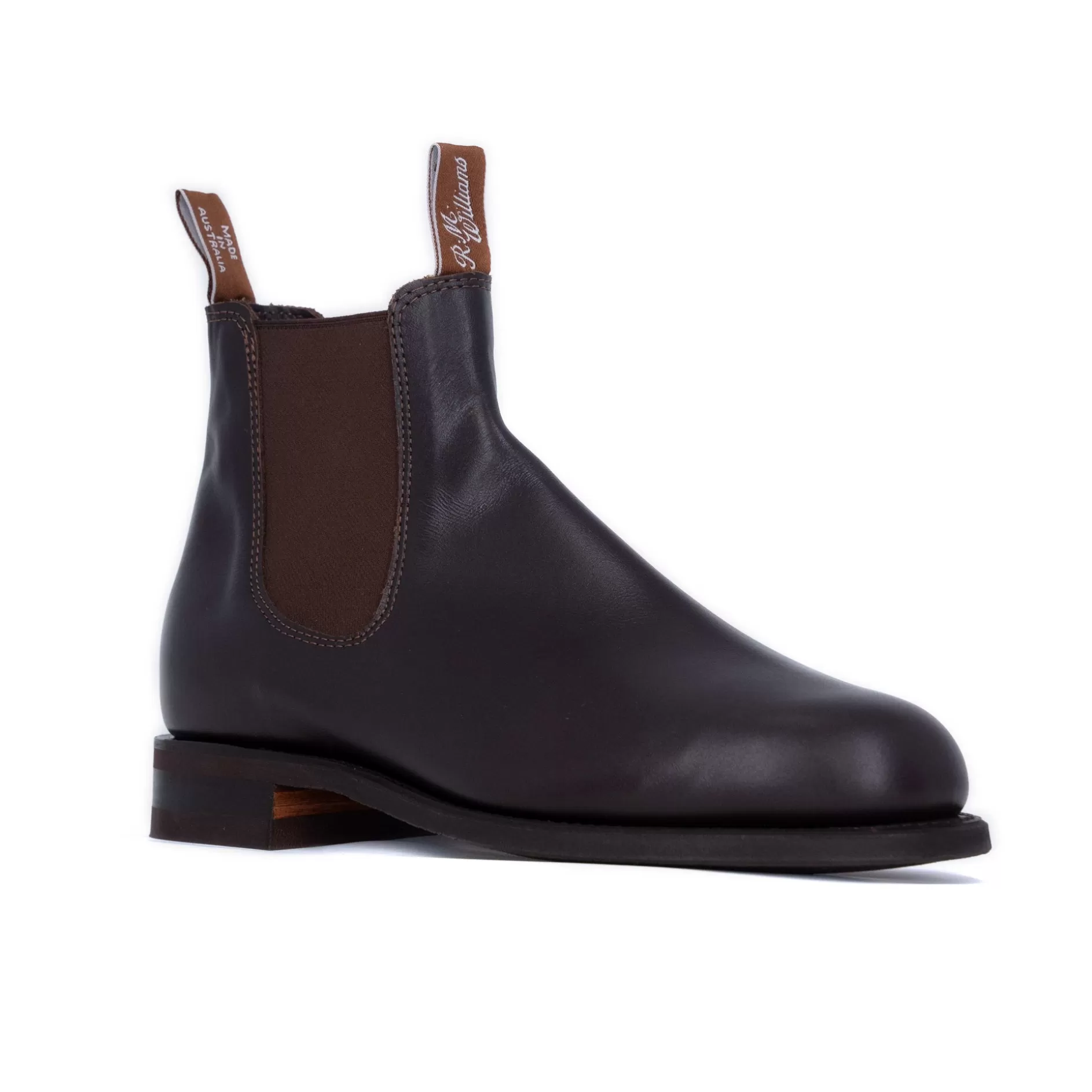 Men's Comfort Turnout Leather Slip-On Boots B530Y/41>R.M. Williams Shop