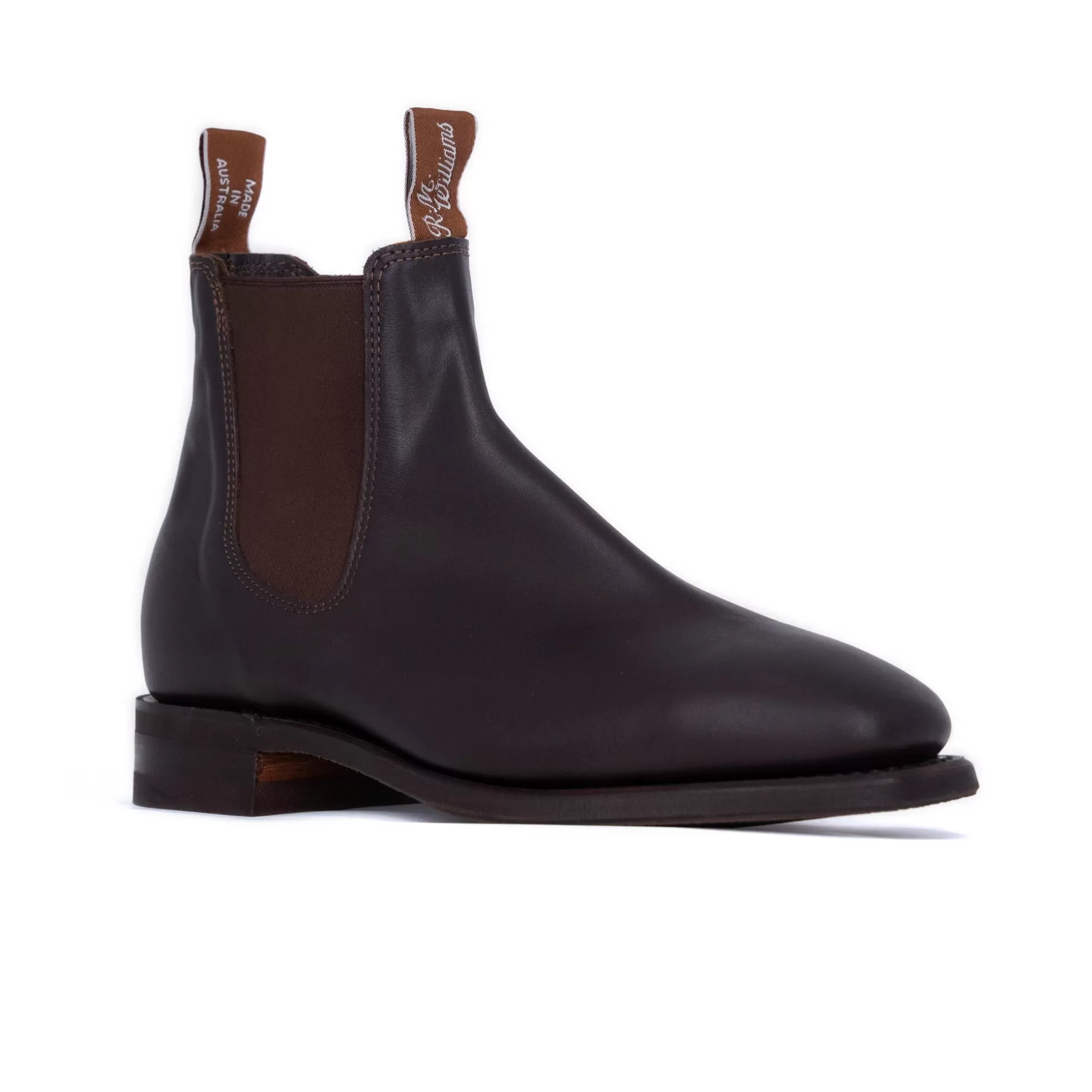 Women's Comfort Craftsman Leather Slip-On Boots B543Y/41>R.M. Williams Store