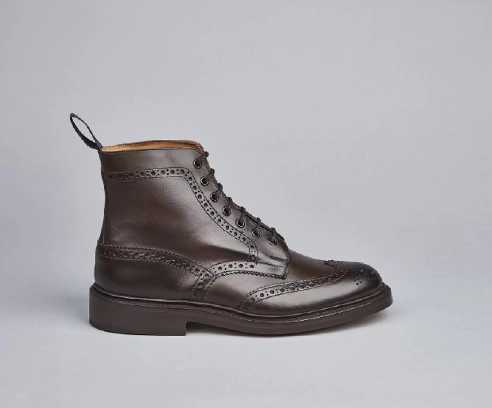 Men's Stow Leather Brogue Boots 5634/5>Tricker's Shop