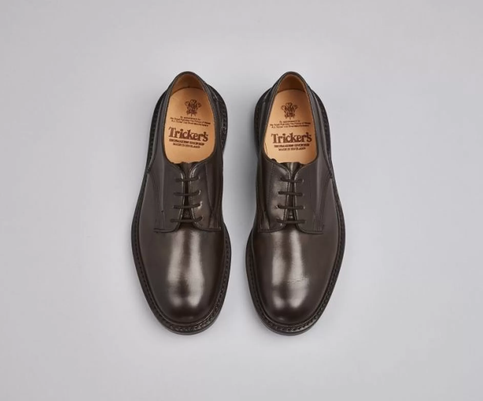 Men's Woodstock Leather Derby Shoes 5636/9>Tricker's Flash Sale